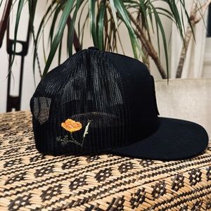 Tommy Breeze Black & Poppy Trucker Hat